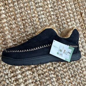 New Wishcotton Microsuede Moccasin Slippers Fleece Memory Foam (Men's 12)